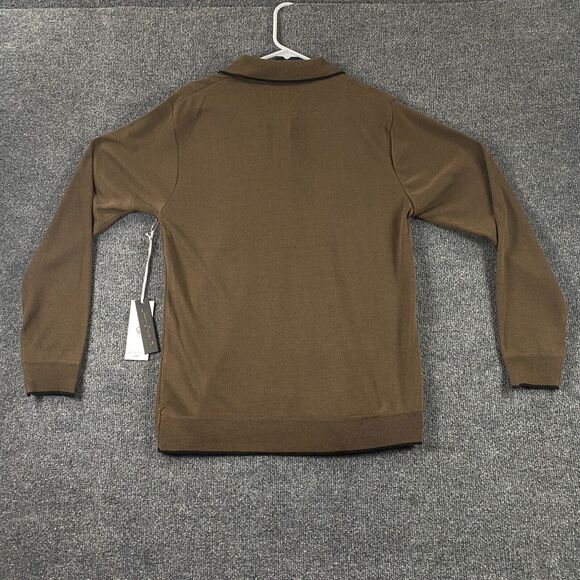 NWT Craft+Flow Brown Sweater Pullover Mens Size S Small - Picture 2 of 9